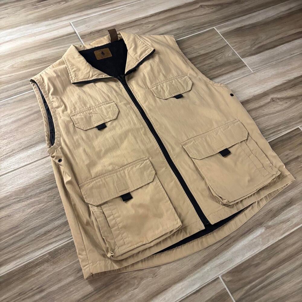 St Johns Bay Vintage Style Beige Vest